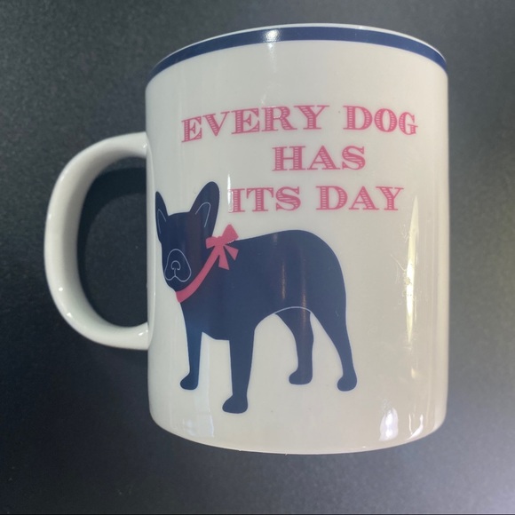 Every Dog Has Its Day Draper James Coffee Mug - Top Dog Lovers SCOTTIE/BULLDOG - Picture 2 of 6